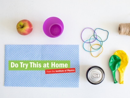 We want to make it easy for parents and carers to get their children excited about physics. That's why we've created Do Try This at Home, a series of fun science experiments for kids, with short demonstration videos and simple, step-by-step instructions. 